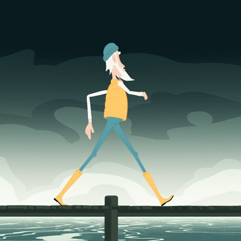 everfresh cartoon loop walk cinema 4d GIF