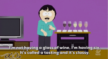 ctrexpope south park randy marsh wine tasting GIF