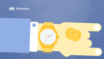 bitcoin cryptocurrency GIF by Primedice