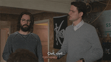 Be Civil Martin Starr GIF by Silicon Valley