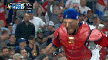 Excited Puerto Rico GIF by MLB