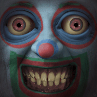 scary clown gif