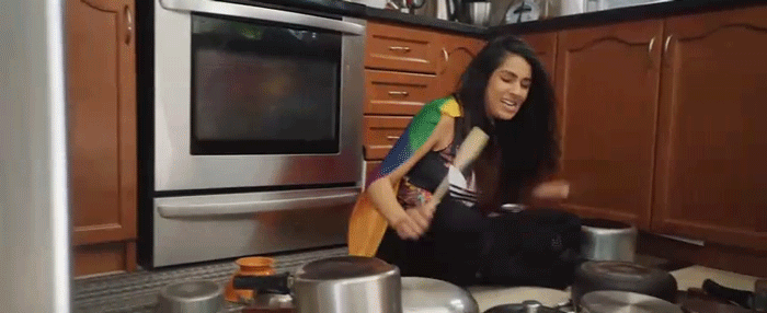 Image result for pots and pans gif