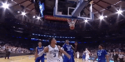 Excited College Basketball GIF by BIG EAST Conference