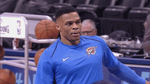 russell westbrook warmups GIF by NBA