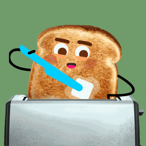 Image result for toaster gif