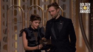 Excited Emma Watson GIF by Golden Globes