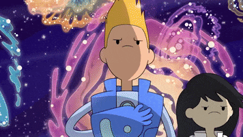friends space GIF by Cartoon Hangover