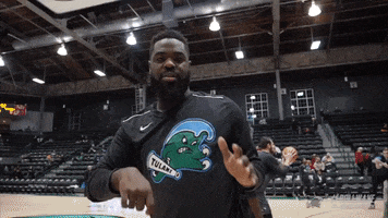 men's basketball cooking GIF by GreenWave