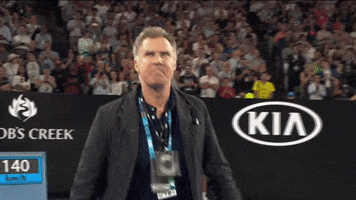 Will Ferrell Hello GIF by Australian Open