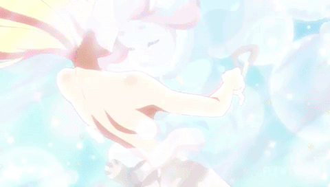 Magical Transformation In Anime Heart Background GIF | GIFDB.com