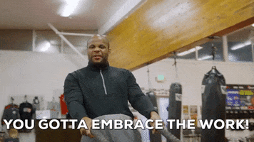 daniel cormier embrace the work GIF by UFC