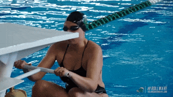 athletics swimming GIF by GreenWave