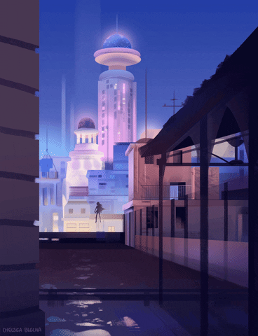 Wonder Woman Art GIF by Chelsea Blecha