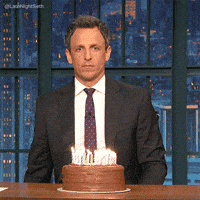 Happy Birthday GIF by Late Night with Seth Meyers Happy Birthday GIF by Late Night with Seth Meyers