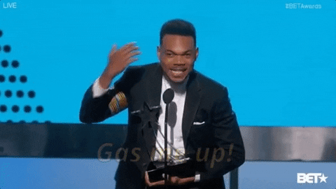 Gas Me Up Chance The Rapper GIF by BET Awards - Find & Share on GIPHY