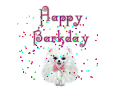 Eskie Barkday Sticker