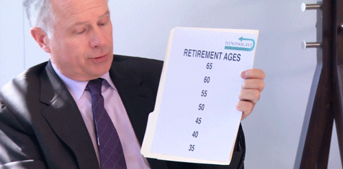 Retirement Age Retire GIF by Team Coco - Find & Share on GIPHY