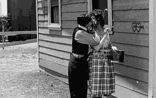 Buster Keaton Kiss GIF