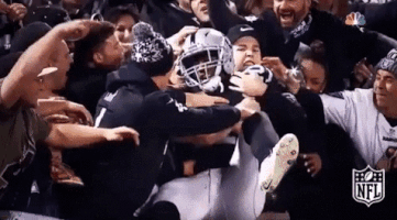Excited Oakland Raiders GIF by NFL