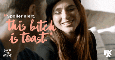 mean aya cash GIF by You're The Worst 