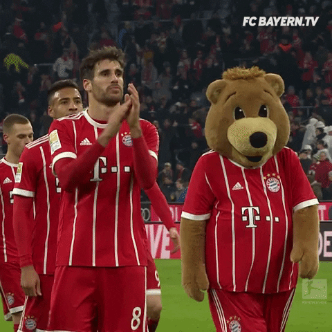 happy bear GIF by FC Bayern Munich