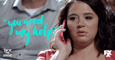 phone help GIF by You're The Worst 