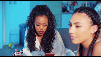 Unimpressed Lady Leshurr GIF