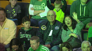 boston celtics fan GIF by NBA