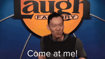 aidan park come at me GIF by Laugh Factory