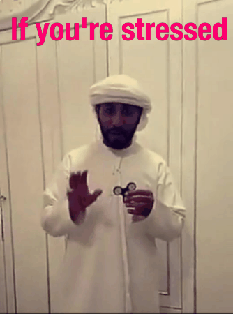 bowtiebari no stress ceiling fan og spinner GIF