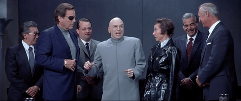 Austin Powers Evil Laugh GIF - Find & Share on GIPHY