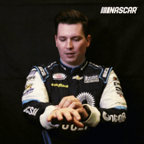 brennan poole nascar driver reactions GIF by NASCAR