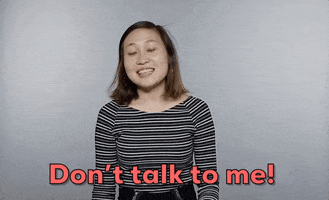 becky chung don't talk to me GIF