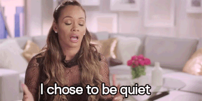 being quiet basketball wives GIF by VH1