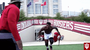 College Football Sport GIF by Indiana Hoosiers