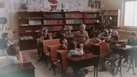 Image result for ralphie classroom gif
