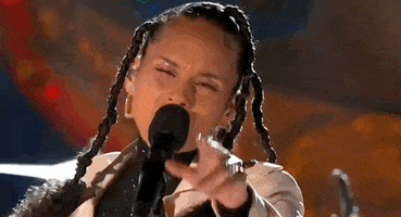 Alicia Keys Singing GIF by NBC