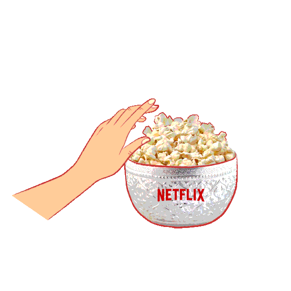 Party Popcorn Sticker by Netflix Thailand