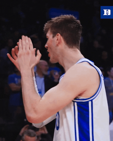 March Madness Clapping GIF by Duke Men's Basketball