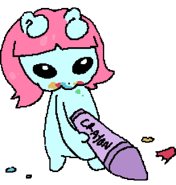 Bite Eating Sticker