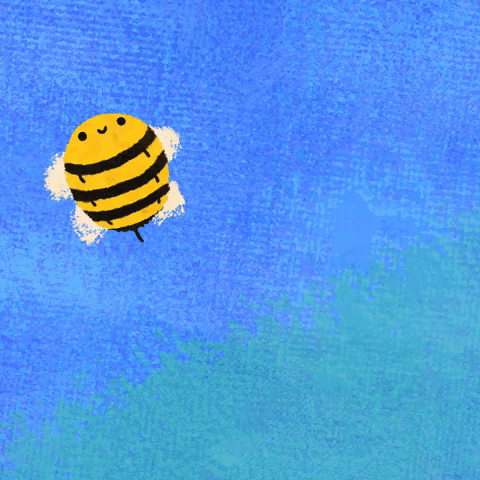 Honey Bee Loop GIF by Kev Lavery - Find & Share on GIPHY