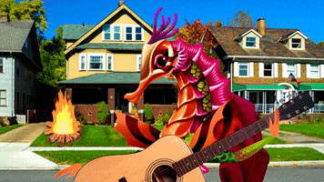 Guitar Seahorse GIF by The Masked Singer