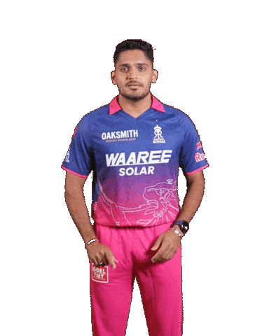 Halla Bol Pink Sticker by Rajasthan Royals