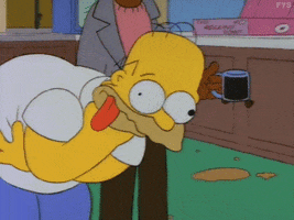 Homer Simpson Vomit GIF