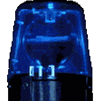 Blaulicht Sticker