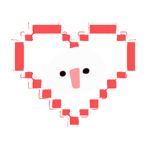 Heart Tmd Sticker by 0-0