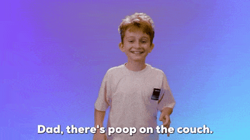 Poop Couch GIF