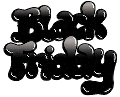 Black Friday Sticker by Natalie Michelle Watson