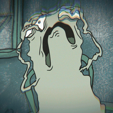 Freak Out Terror GIF